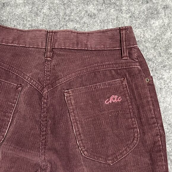 Vintage CHIC by H.I.S. Mauve Corduroy Pants Women’s 12 Pink High Waisted 70’s - Picture 8 of 15